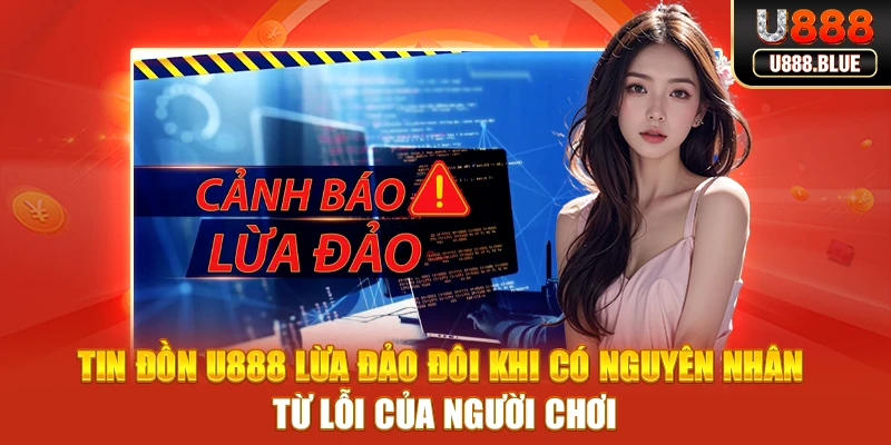 Tin đồn U888 lừa đảo đôi khi có nguyên nhân từ lỗi của người chơi